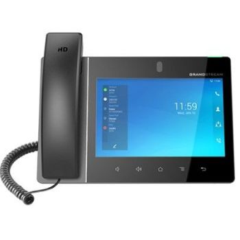TELÉFONO IP ANDROID 11, 16 LÍNEAS SIP CON 16 CUENTAS, PANTALLA TÁCTIL  8, PUERTOS GIGABIT, WI-FI, BLUETOOTH, POE, CODEC 
