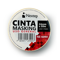 CINTA MASKING USO GENERAL NEXTEP 24 MM X 50 MTS