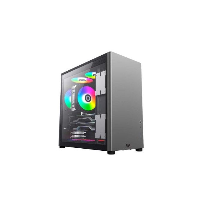 GABINETE BALAM RUSH (BR-935654) ERIS SPECIAL GM985,ATX,1USB 3.0,1USB C,CRISTAL TEMP,GRIS