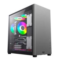 GABINETE BALAM RUSH (BR-935654) ERIS SPECIAL GM985,ATX,1USB 3.0,1USB C,CRISTAL TEMP,GRIS