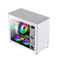 GABINETE BALAM RUSH (BR-935647) ERIS FROST GI985,MICRO ATX,1USB 3.0,1USB C,CRISTAL TEMP,BLANCO