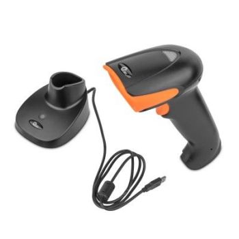 LECTOR DE CÓDIGO DE BARRAS QIAN 1D,2D CBASE, INALÁM. USB (QOB-2DMFE) 