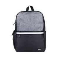 MOCHILA TECHZONE DE 15.6 PARA LAPTOP MÚLTIPLES COMPARTIMIENTOS COLOR NEGRO CON GRIS