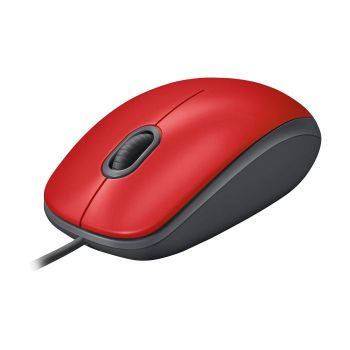 MOUSE LOGITECH  ALAMBRICO  M110 SILENT RED