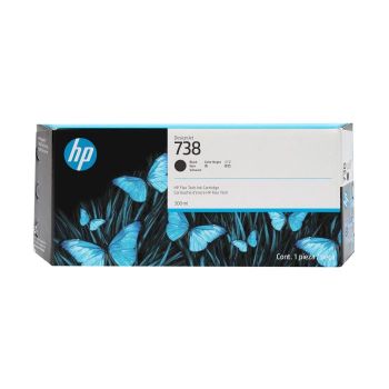 HP 738 300ML BLACK INK CRTG