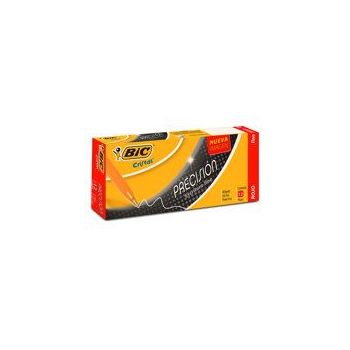 BOLÍGRAFO BIC CRISTAL PRECISIÓN PUNTO FINO 0.8MM COLOR ROJO C12 PZAS