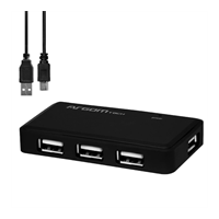 MINI HUB ARGOMTECH DE 4-PUERTOS USB 2.0