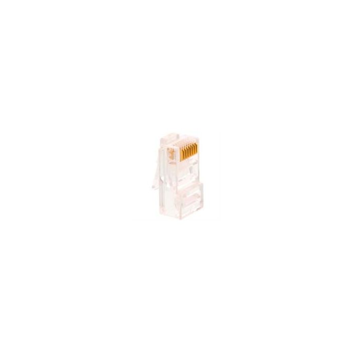 CONECTORES MODULARES NEXXT SOLUTIONS AW102NXT01 CONECTOR RJ45 ORO SOBRE NÍQUEL 30Μ CAT 5E SIN BLINDAJE (100 PZAS)