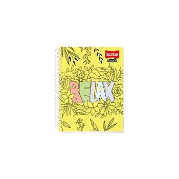 CUADERNO FRANCES SCRIBE NATURAL RAYA ESPIRAL DOBLE 100 HOJAS