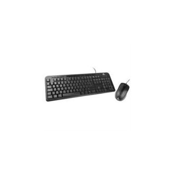 TECLADO MULTIMEDIA Y MOUSE ALÁMBRICOS XTECH XTK-301S ESPAÑOL COLOR NEGRO