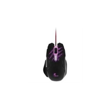 MOUSE GAMER ALÁMBRICO XTECH LETAL HAZE XTM-610 CONEXIÓN USB ILUMINACIÓN LED 4 VELOCIDADES SENSOR ÓPTICO 6 BOTONES 