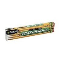 LAPIZ DIXON TICONDEROGA 2 HEXAGONAL MADERA CAJA C12 LAPICES