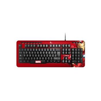 TECLADO XTECH FULL SIZE IRON MAN XTK-M401IM - TECLAS MULTIMEDIA - ESPAÃ±OL - CONEXION USB