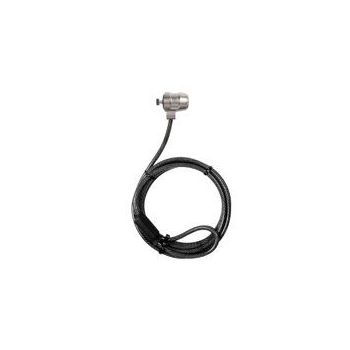 CABLE DE SEGURIDAD KLIP XTREME CON LLAVE PARA LAPTOP BOLT I KSD-330 RANURA RECTANGULAR ESTANDAR LARGO 1.5 M COLOR NEGRO