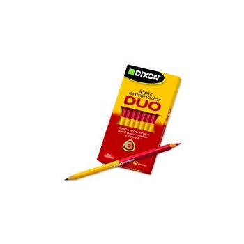 LAPIZ DÚO DIXON GRAFITOROJO TRIANGULAR CAJA C12 LAPICES