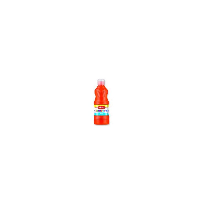 PINTURA TEMPERA VINCI 473 ML ROJO NARANJA