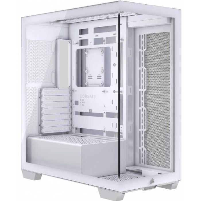 GABINETE CORSAIR (CC-9011277-WW) 3500X,BLANCO,CRISTAL TEMPLADO,MED-TORRE,SIN FUENTE