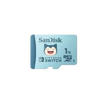 MEMORIA MICROSD SDXC SANDISK 1TB (SDSQXAO-1T00-GN6ZK) NINTENDO SWITCH, POKEMON SNORLAX