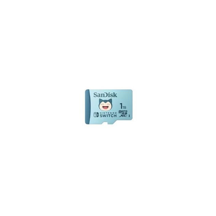 MEMORIA MICROSD SDXC SANDISK 1TB (SDSQXAO-1T00-GN6ZK) NINTENDO SWITCH, POKEMON SNORLAX