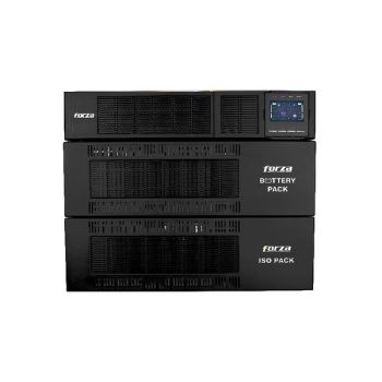 FORZA ATLAS FDC-110KMR-ISO - UPS (MONTAJE EN RACK  EXTERNO) - AC 110-300 V - 10000 VATIOS - 10000 VA - 9 AH - RS-232, US