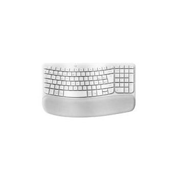 TECLADO INALÁMBRICO LOGITECH WAVE KEYS ALCANCE 10 M COLOR BLANCO
