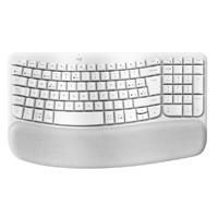 TECLADO INALÁMBRICO LOGITECH WAVE KEYS ALCANCE 10 M COLOR BLANCO