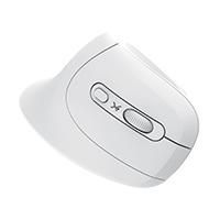 RATON VERTICAL ERGONOMICO 3200DPI SNOUSE - BLANCO