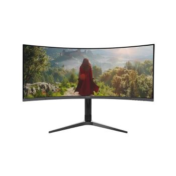 MONITOR GAMING LED 34' NACEB (NA-0645) CURVO R1500 QHD, 3440 X 1440, 165HZ, RGB, 2HDMI, 2DP, NEGRO