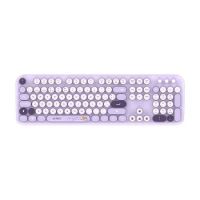 KIT TECLADO Y MOUSE INALAMBRICO ACTECK (AC-940214) MK485 CHIC K-COLORS,RF USB,105 TECLAS,100%,VIOLETA