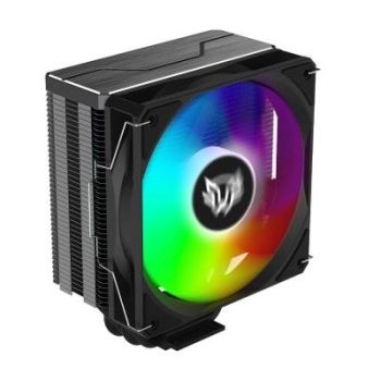 VENTILADOR PCPU BALAM RUSH (BR-937399) NITROX NX60,VENT 120MM,6 TUBOS,LGA 1700,AM5,ARGB,NEGRO
