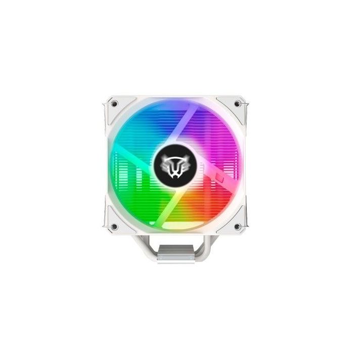 VENTILADOR PCPU BALAM RUSH (BR-937924) NITROX NX60W,VENT 120MM,6 TUBOS,LGA 1700,AM5,ARGB,BLANCO