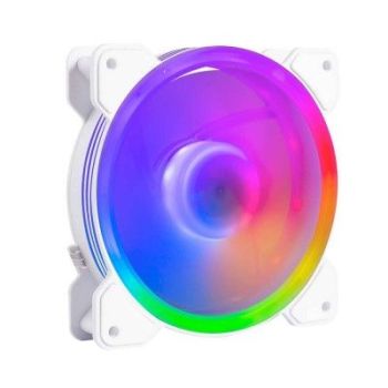 VENTILADORES PGABINETE BALAM RUSH (BR-937993) EOLOX BLAZE EX50KW,RGB,120 MM,3 FAN,BLANCO