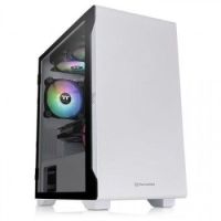 THERMALTAKE S100 TG SNOW - TEMPERED GLASS SNOW EDITION - TORRE - MICRO ATX - PANEL LATERAL CON VENTANA (CRISTAL TEMPLADO