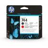 HP 744 Matte Black Chromatic Red DesignJet Printhead