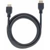Manhattan HDMI In-Wall CL3 Cable with Ethernet, 4K@60Hz (Premium High Speed), 2m, Male to Male, Black, Ultra HD 4k x 2k