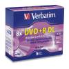 DVD+R VERBATIM DOBLE LAYER 8.5GB 8X CAJA C  5 PZAS   