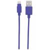 Manhattan USB-A to Lightning Cable, 1m, Male to Male, MFI Certified, 480 Mbps (USB 2.0), Purple, Blister