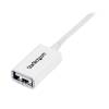 StarTech.com 2m White USB 2.0 Extension Cable A to A - M F