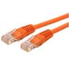 StarTech.com 20ft CAT6 Ethernet Cable - Orange CAT 6 Gigabit Ethernet Wire -650MHz 100W PoE RJ45 UTP Molded Network Pat