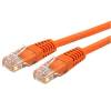 StarTech.com 6ft CAT6 Ethernet Cable - Orange CAT 6 Gigabit Ethernet Wire -650MHz 100W PoE RJ45 UTP Molded Network Patc