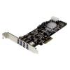 StarTech.com 4 Port PCI Express (PCIe) SuperSpeed USB 3.0 Card Adapter w  2 Dedicated 5Gbps Channels - UASP - SATA   LP