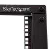StarTech.com 12U Adjustable Depth Open Frame 4 Post Server Rack w  Casters   Levelers and Cable Management Hooks