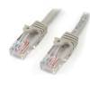 StarTech.com Cat5e patch cable with snagless RJ45 connectors – 25 ft, gray