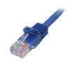 StarTech.com Cat5e patch cable with snagless RJ45 connectors – 6 ft, blue