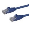 StarTech.com 7ft CAT6 Ethernet Cable - Blue CAT 6 Gigabit Ethernet Wire -650MHz 100W PoE RJ45 UTP Network Patch Cord Sn