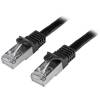 StarTech.com N6SPAT3MBK networking cable Black 3 m Cat6 SF UTP (S-FTP)