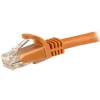 StarTech.com 3m CAT6 Ethernet Cable - Orange CAT 6 Gigabit Ethernet Wire -650MHz 100W PoE RJ45 UTP Network Patch Cord S