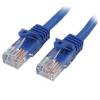 StarTech.com 45PAT50CMBL networking cable Blue 0.5 m Cat5e U UTP (UTP)