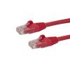 StarTech.com 50cm CAT6 Ethernet Cable - Red CAT 6 Gigabit Ethernet Wire -650MHz 100W PoE RJ45 UTP Network Patch Cord Sn