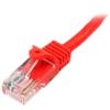 StarTech.com 45PAT50CMRD networking cable Red 0.5 m Cat5e U UTP (UTP)